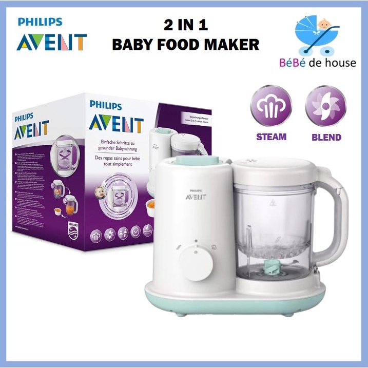 Avent Essential Baby Food Maker Steamer Blender Shopee Malaysia
