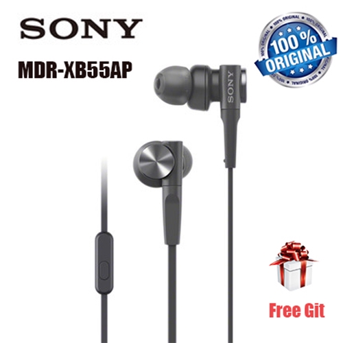 Original Sony Mdr Xb55ap Premium In Ear Extra Bass Earphone Earbud Headphone With Microphonen Shopee Malaysia