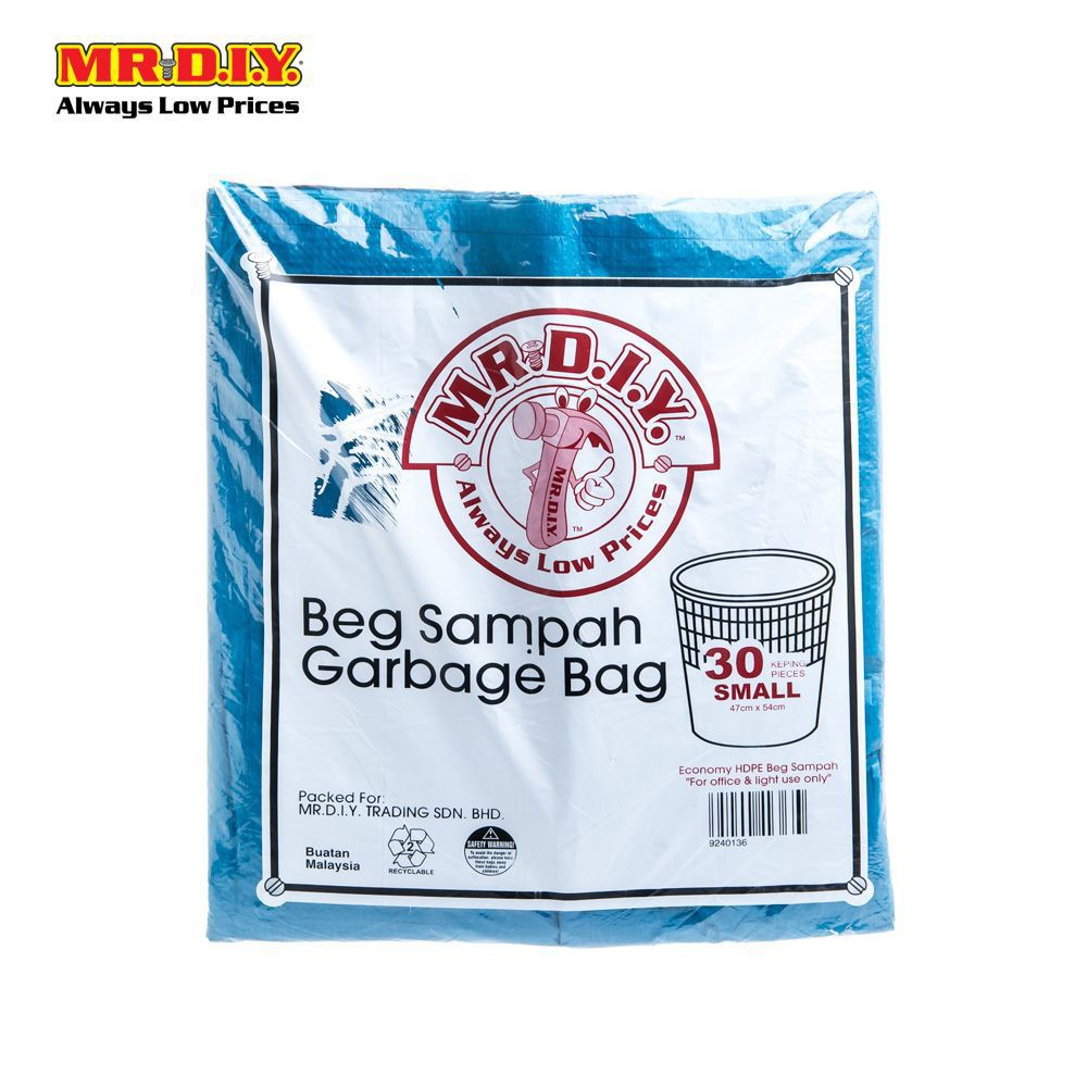 MR.DIY Eco-Friendly Garbage Bags Small (30 Pcs)