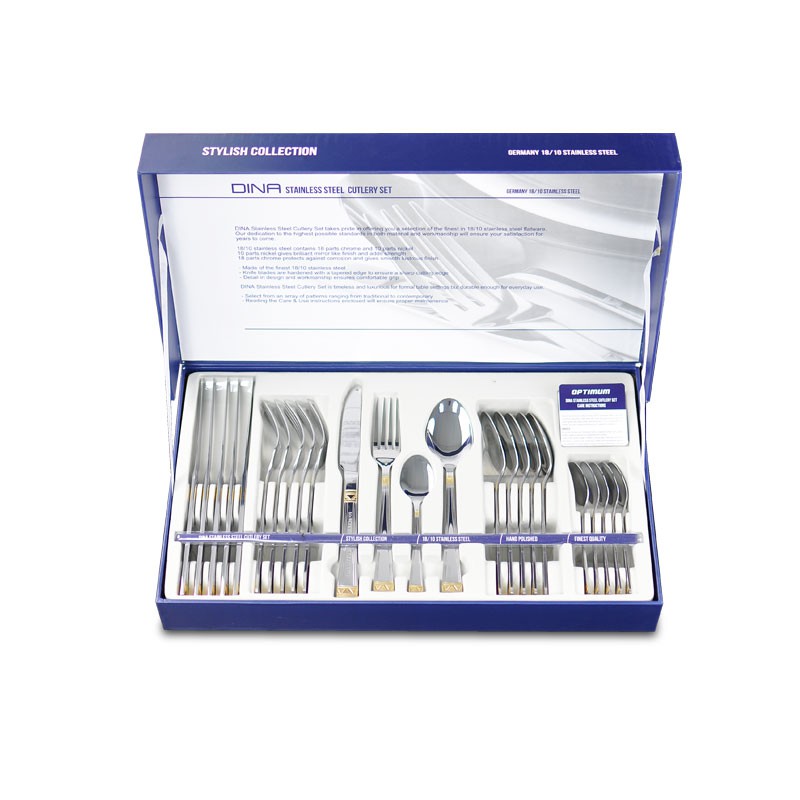 Optimum Dina Stainless Steel Cutlery Set (24 Pcs) Shopee Malaysia