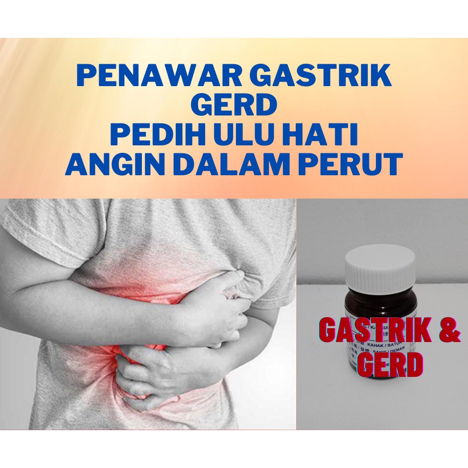 Penawar Gastrik G E R D Pedih Ulu Hati Angin Dalam Perut Original