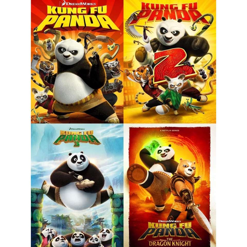Blu ray Movie English Cartoon Kung Fu Panda Collection | Shopee Malaysia