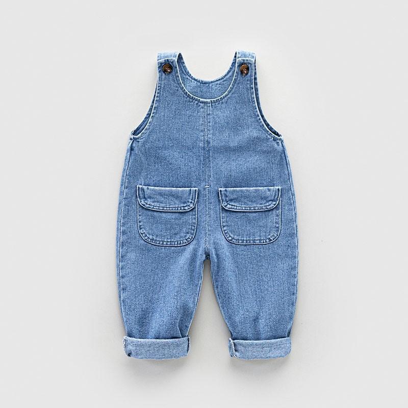 IENENS Spring Fall Fashion Kids Boys Long Pants Denim Clothing Baby Boy Overalls Dungarees Toddler Infant Jeans Jumpsuits Clothes Outfits Trousers 1 2 3 4 Years