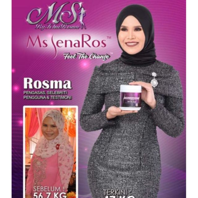 Ms Senarose By Khai Rosma 2 Botol 1 Bula Free Shaker Shopee Malaysia
