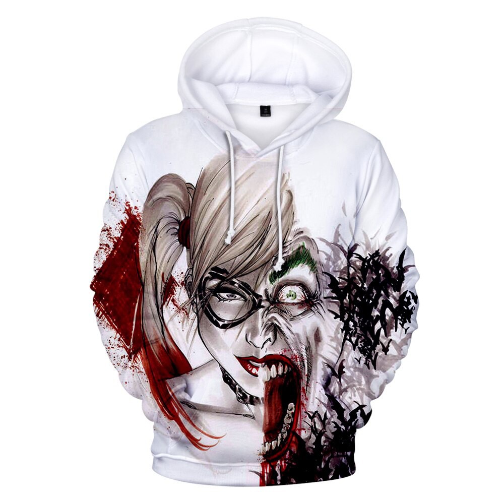 joker and harley quinn hoodies