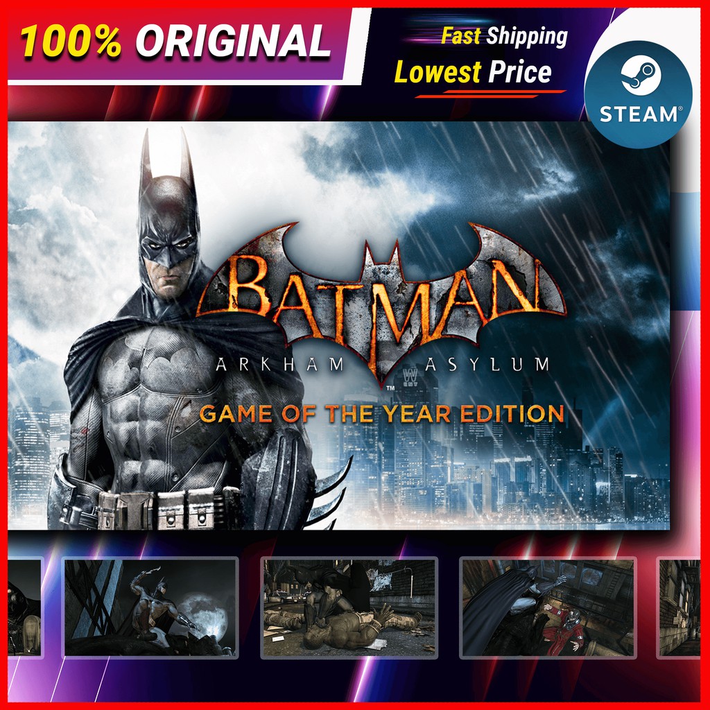 ?% ORIGINAL】? BATMAN ARKHAM ASYLUM GAME OF THE YEAR (GOTY) Batman Arkham  Collection Steam Key GLOBAL for PC ? | Shopee Malaysia