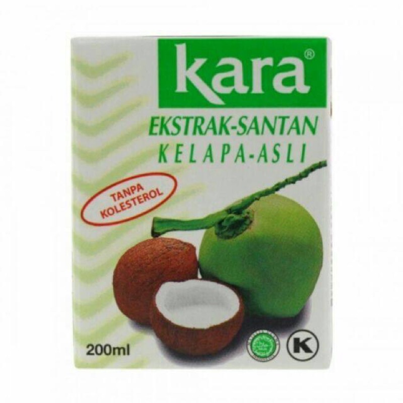 Kara Ekstrak Krim Kelapa Coconut Cream Santan 200ml Shopee Malaysia