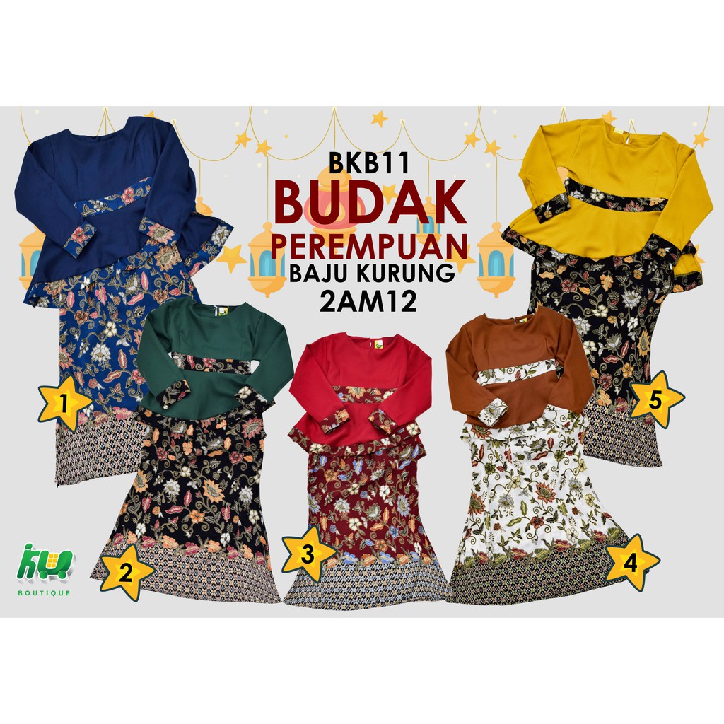  READY STOCK BAJU  KURUNG  BUDAK  BKB11 Shopee Malaysia