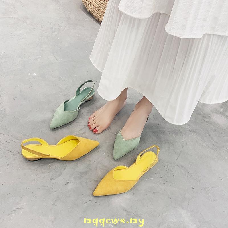 green low heel shoes