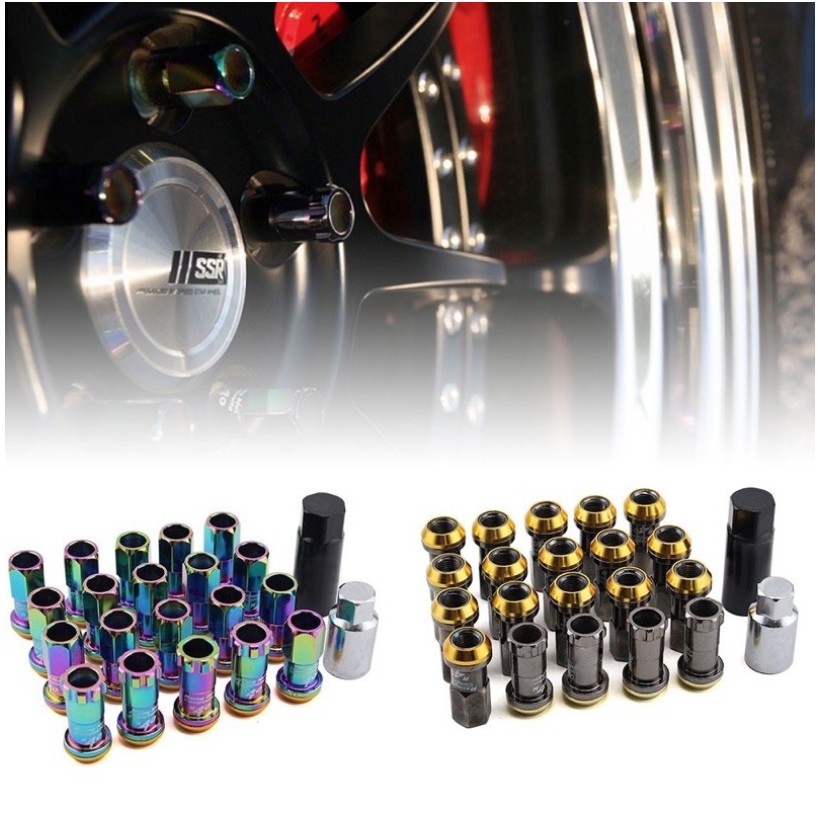 Kics Racing R40 Rim Wheel Lock Nut Tayar Nut Tyre Tire Nut Lug Nut Steel Besi Safety Nut M12x1.5