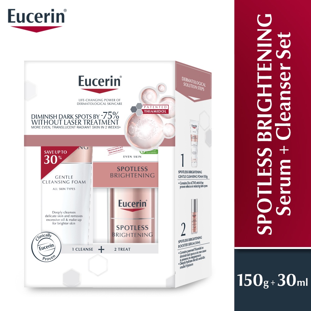 Eucerin Spotless Brightening Serum + Cleanse Set (Booster & Foam
