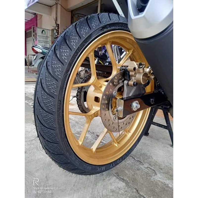 Tayar Brazo Tubeless Bunga Maxxis Diamond Tahun 2021 70 90 17 80 90 17 90 80 17 100 70 17 10 000km 15 000km Shopee Malaysia