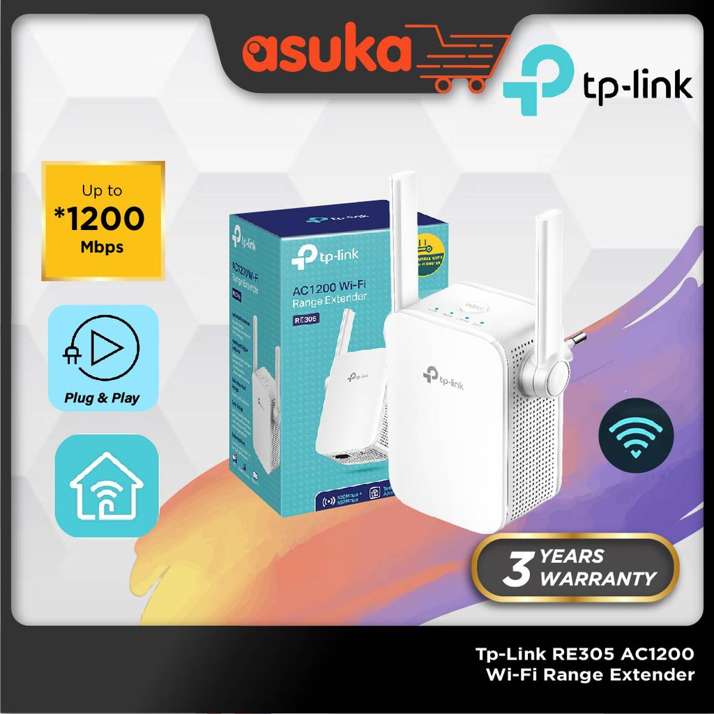 Tp-Link RE305 AC1200 Wi-Fi Range Extender / Repeater / Access Point