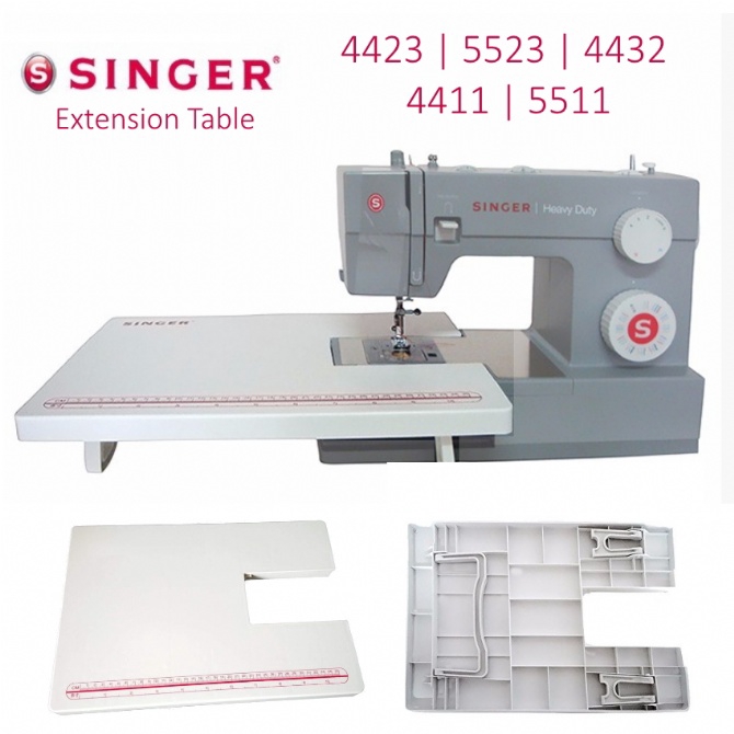 Extension Table For Singer Sewing Machine 4423, 5523, 4432, 4411, 5511