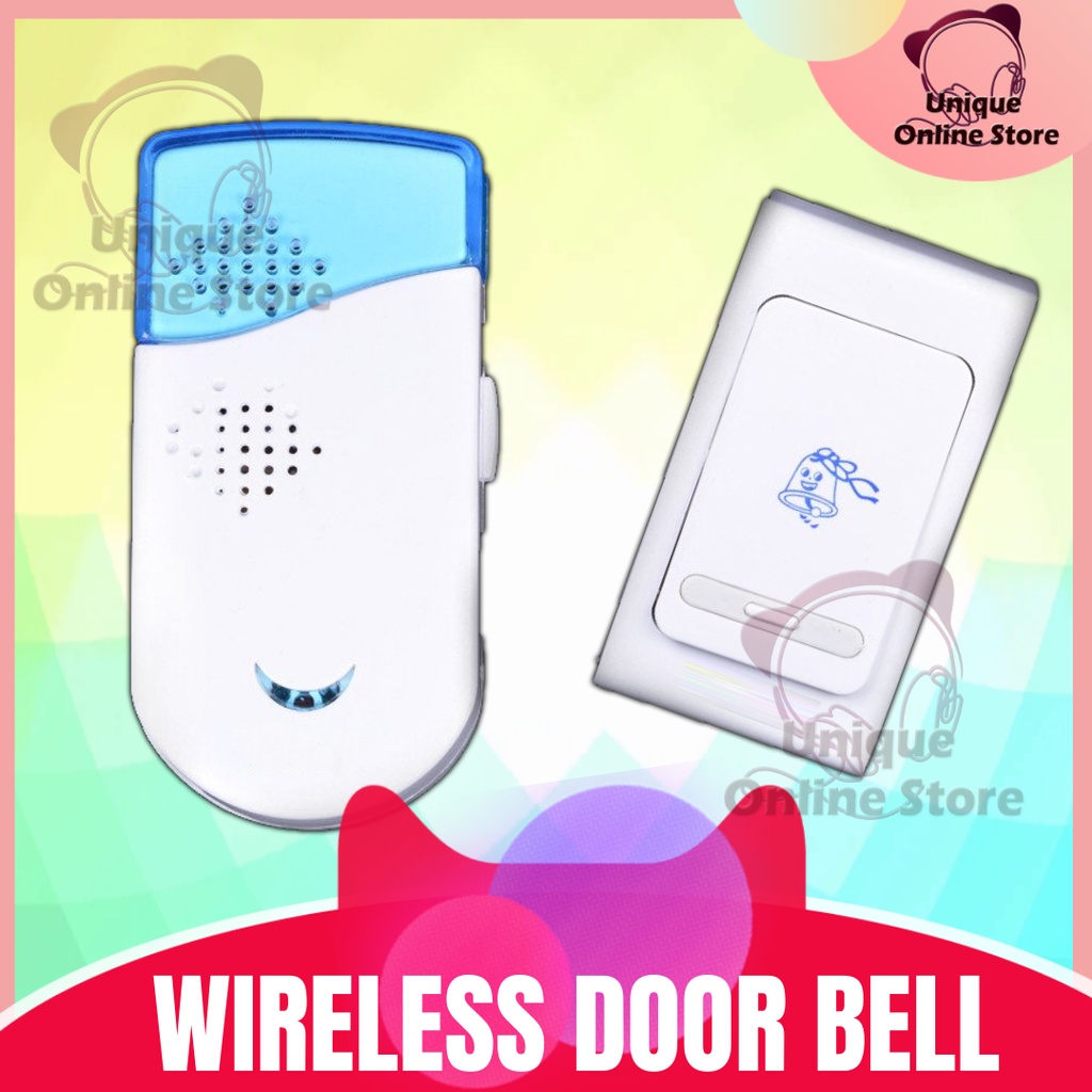 Waterproof Wireless Door Bell Pintu Loceng Rumah Pintu Wireless Lonceng