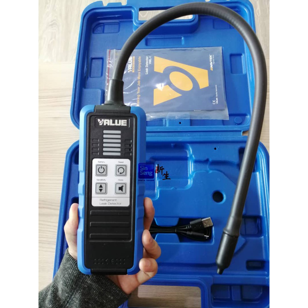 VALUE GAS AIR COND CHECK BOCOR TEST R134A R134 CAR LEAK DETECTOR MODEL