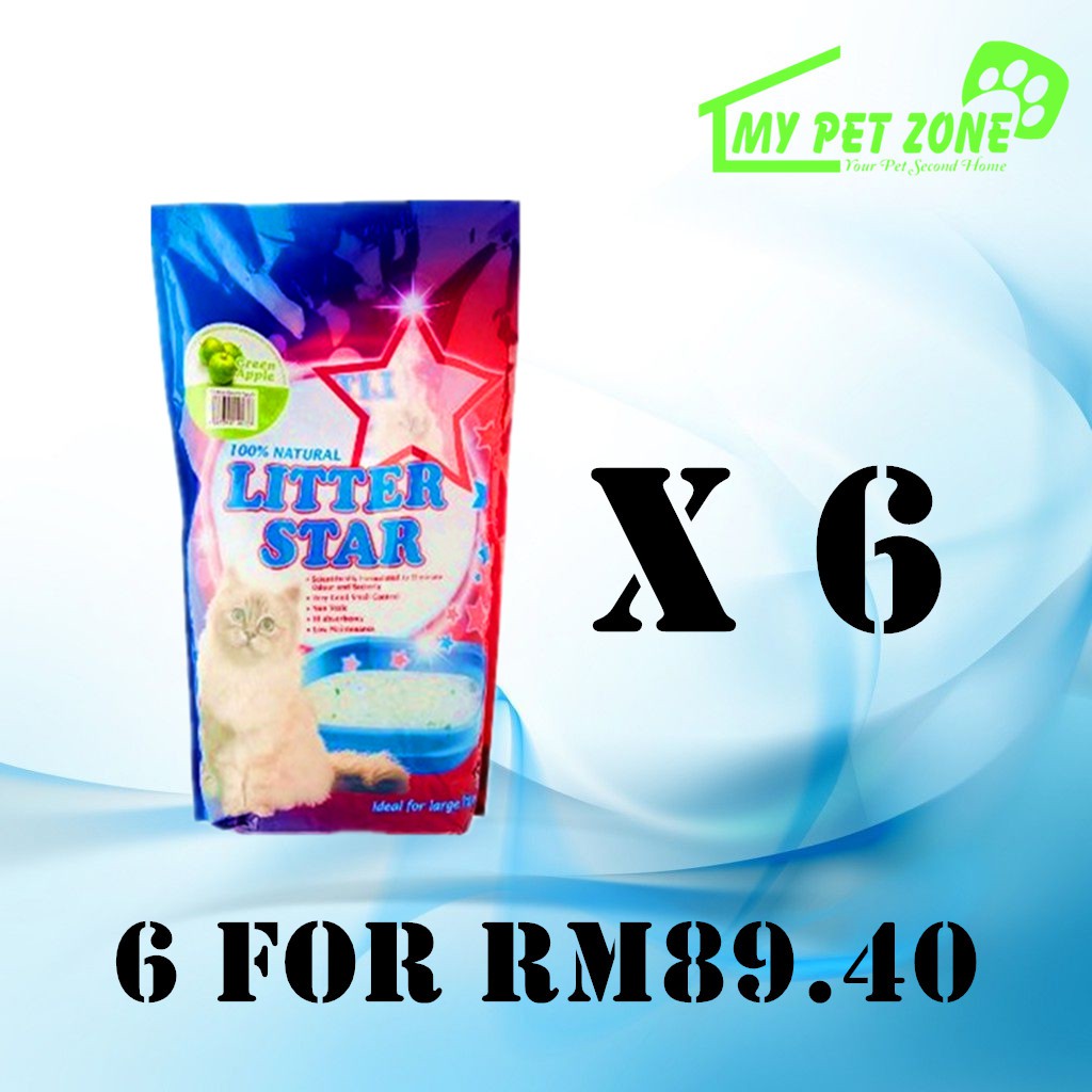 Litter Star Crystal Cat Litter 5L x 6 Shopee Malaysia