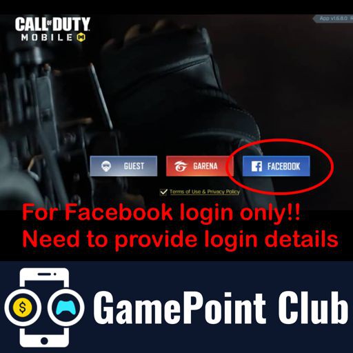 Call Of Duty Mobile Cp For Facebook Login Only 100 Legit Instant Top Up Shopee Malaysia