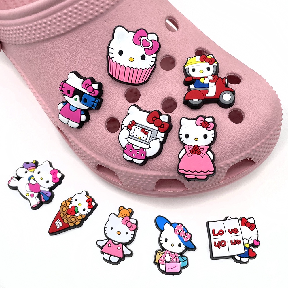 Hello Kitty Shoe Charms Crocs And Clog Jibbitz Wristband Set of 4 