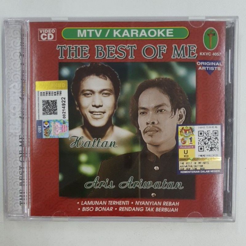 Buy MTV / KARAOKE ~ THE BEST OF ME HATTAN ARIS ARIWATAN 