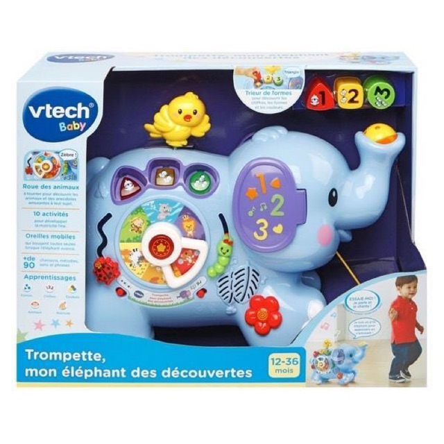 pull and play elephant vtech