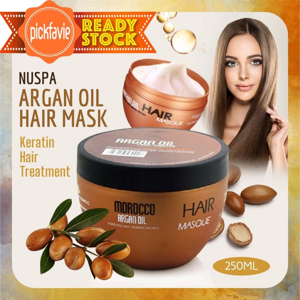 Keratin Hair Treatment NUSPA Argan Oil From MOROCCO Hair Masque Damage ...