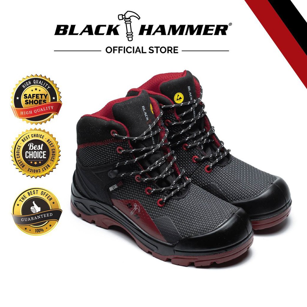 safety boots black hammer