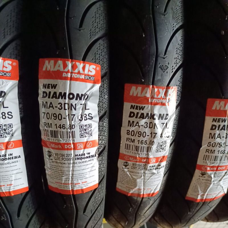 TAYAR MAXXIS DIAMOND BUNGA 3DNEW 70/9017 80/9017 Shopee Malaysia