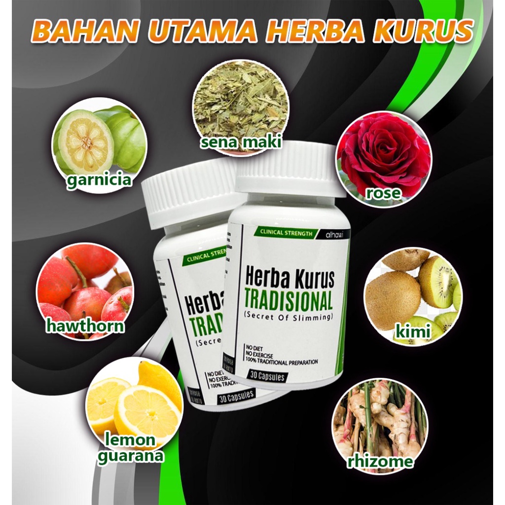 Hkt Herba Kurus Tradisi Original Ubat Kurus Jamu Herba Kurus Hkt