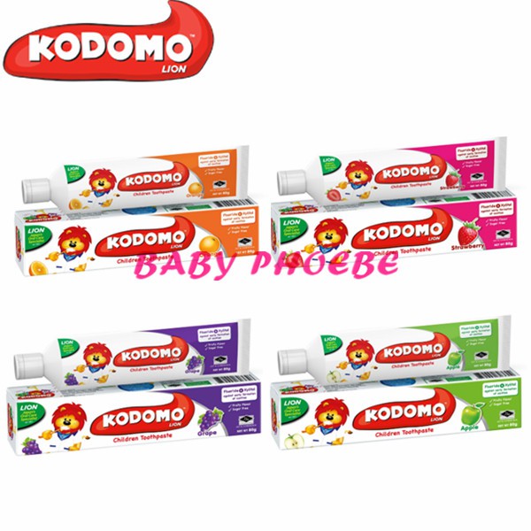 kodomo lion toothpaste