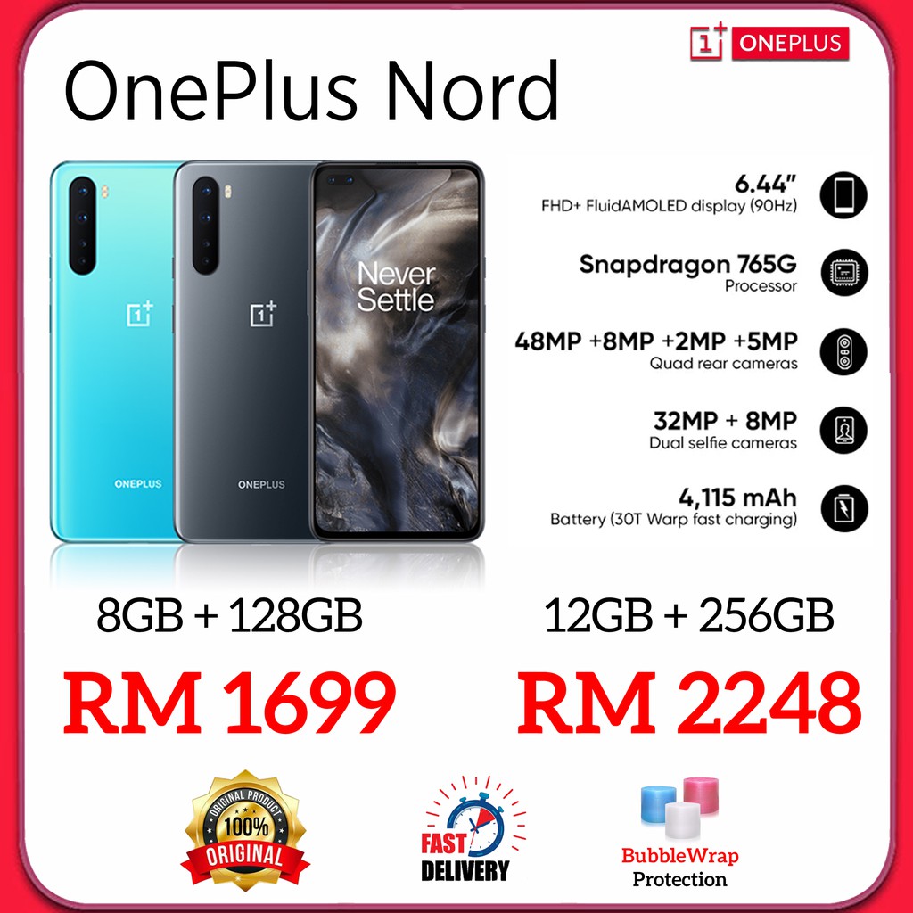 📱 ONEPLUS NORD 📱 8GB+128GB / 12GB+256GBOriginal Malaysia ...