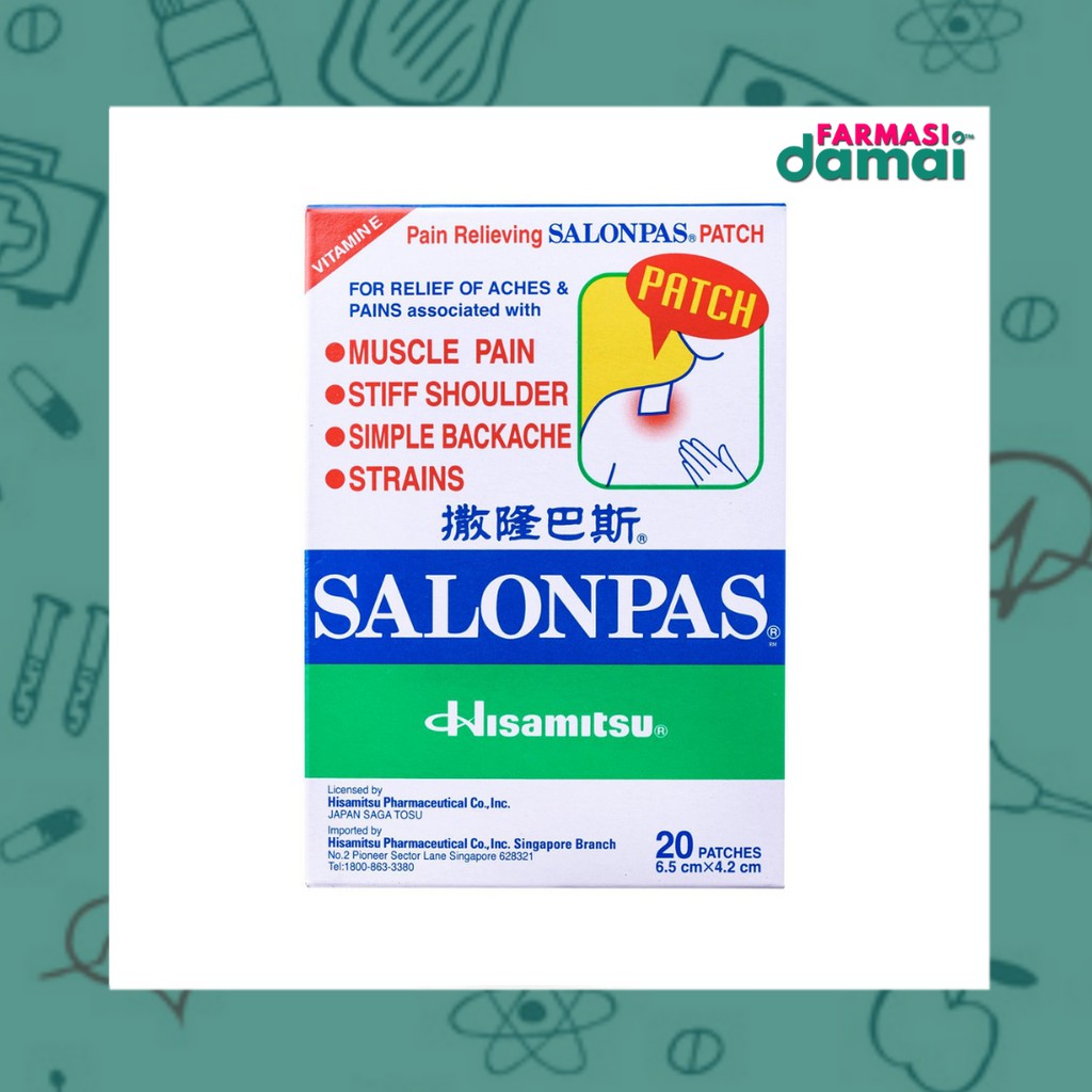 SALONPAS PATCH (10 & 20 PATCH) | Shopee Malaysia