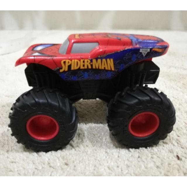 hot wheels spiderman monster truck