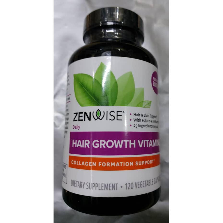 Zenwise Health Daily Hair Growth Vitamins With Dht Blocker 1 Vegetarian Capsules Shopee Malaysia