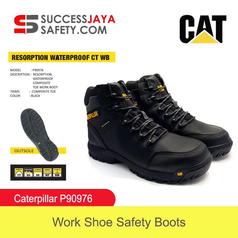 cat composite toe work boots