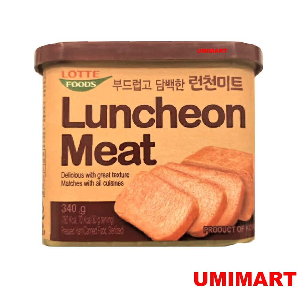 Ready Stock [LOTTE] Luncheon Meat (韩国乐天午餐肉 340g) | Shopee Malaysia