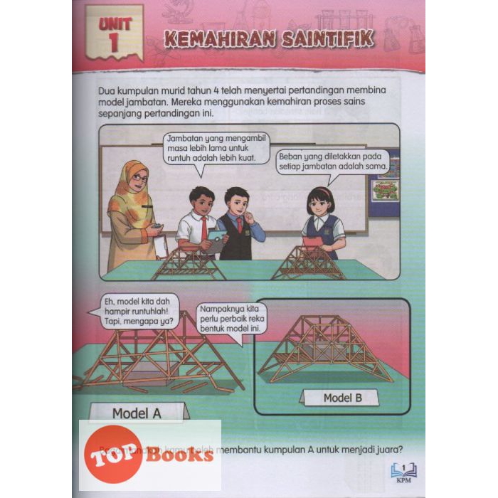Topbooks Dbp Teks Sains Tahun 4 Kssr Sk Shopee Malaysia