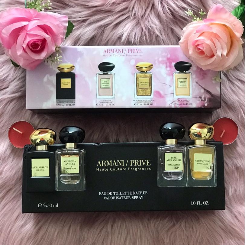 Armani Prive Haute Couture Fragrances Miniatuer Eau De Toilette set 4 in 1  [ Each 30ml ] | Shopee Malaysia