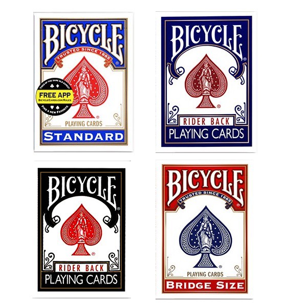5 Regular Dice Die 2 Decks Bicycle Playing Cards Red & Blue 808 Rider Back