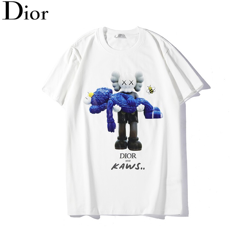 dior kaws t shirt white