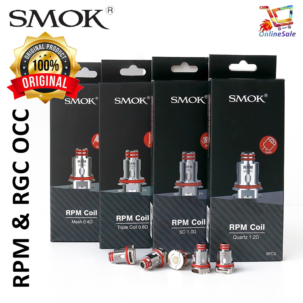 Buy Genuine Smok Rpm Occ Rpm 2 Coils Occ Rba Mesh Coil 0 3 0 4 0 6 0 8 1 0 1 2 Ohm Compatible Rpm 2 Scar P3 Scar P5 Ipx80 Seetracker Malaysia