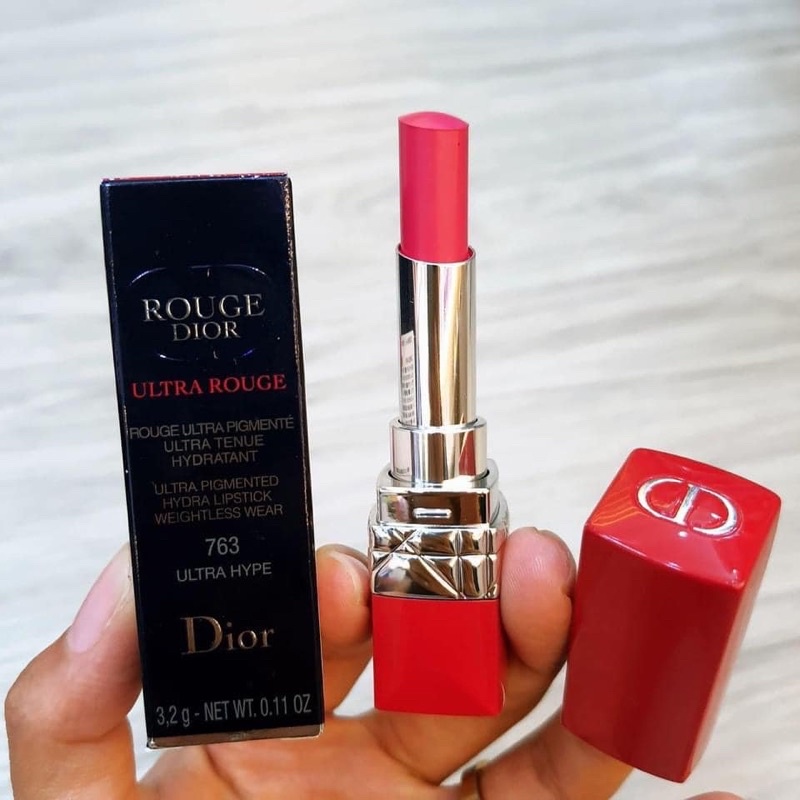 DIOR Ultra Rouge 763 Lipstick (Red Shell) | Shopee Malaysia