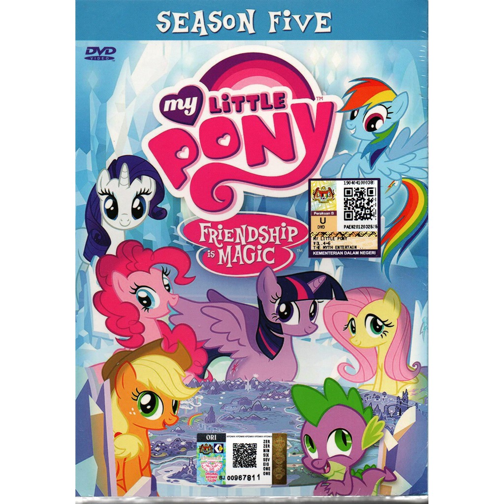 Anime Dvd My Little Pony Friendship Is Magic Season 5 Shopee Malaysia