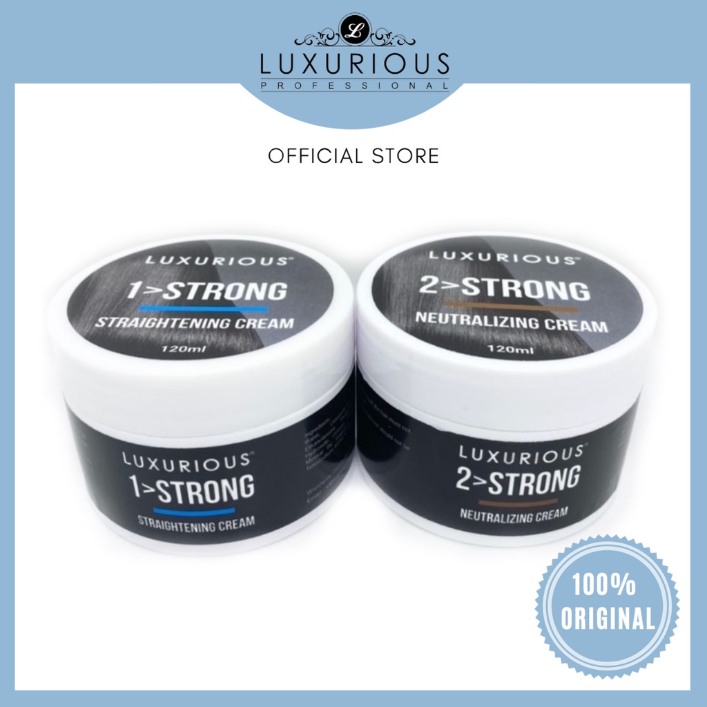 LUXURIOUS HAIR STRAIGHTENING CREAM 120ML + NEUTRALIZING CREAM 120ML