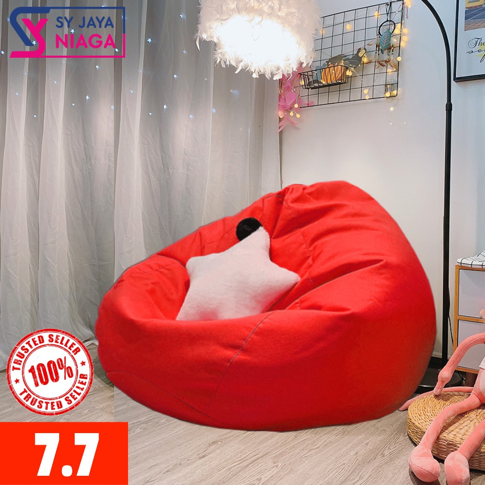 1 Year Warranty Japanese Style Comfy Xxl Complete Set Bean Bag