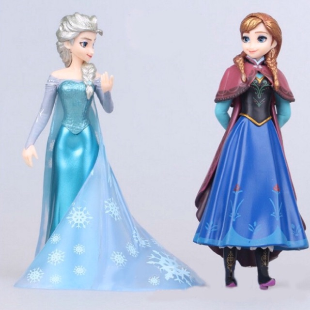 Frozen Elsa Anna Cake Toppers | Shopee 