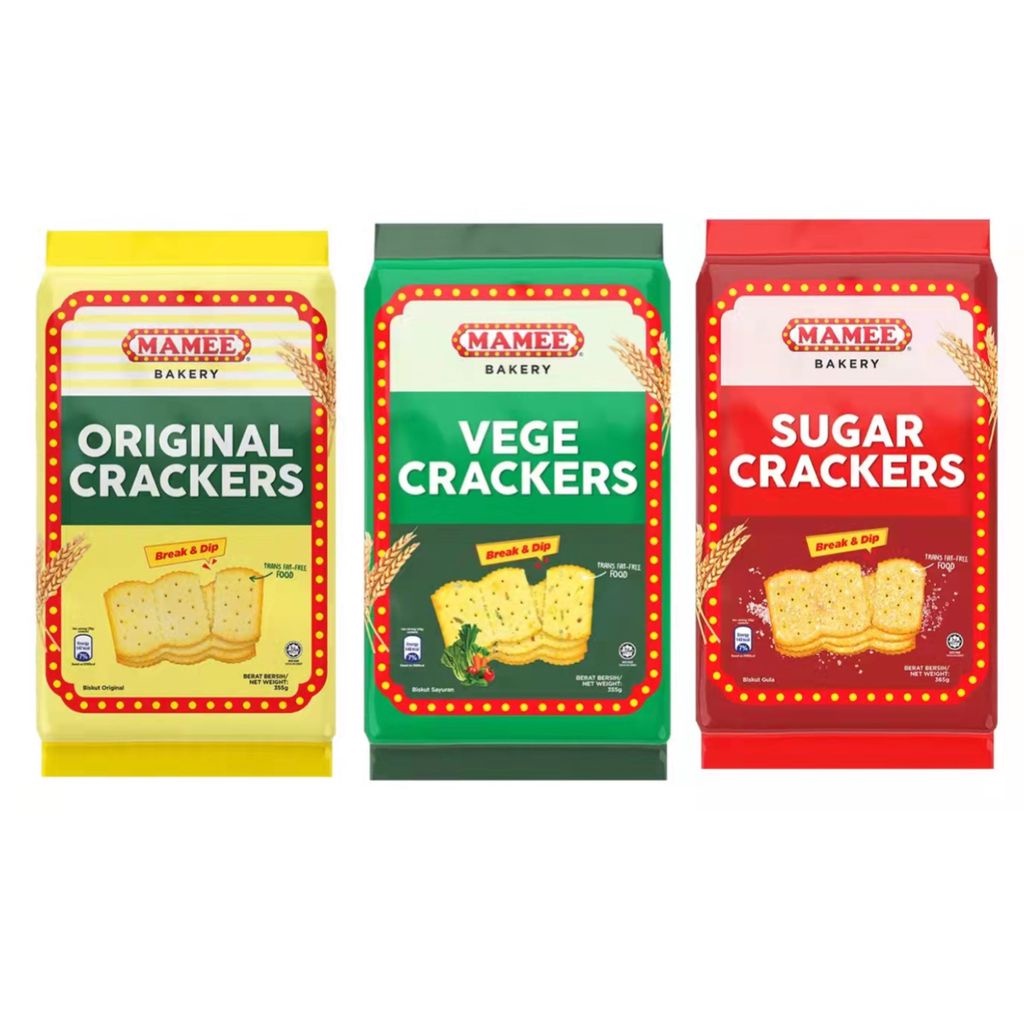 Mamee Bakery Crackers 355 365g 