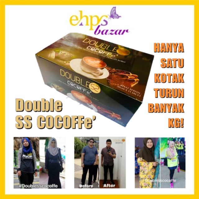 Double Ss Cocoffe Kopi Hijau Kurus Dengan Selamat Shopee Malaysia