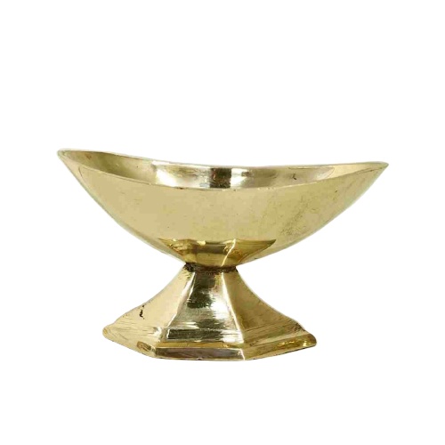 Brass Traditional Vibhuthi Madal / Pooja Items / Chandan Tray / Kumkum Tray (6-8cm)