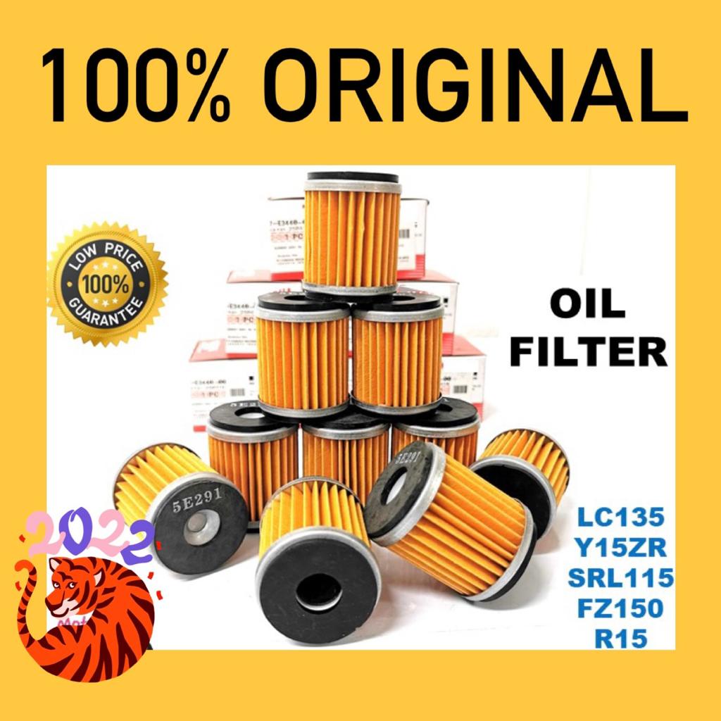 OIL FILTER 100 ORIGINAL YAMAHA PENAPIS MINYAK LC135 V1V6 FZ150 Y15ZR